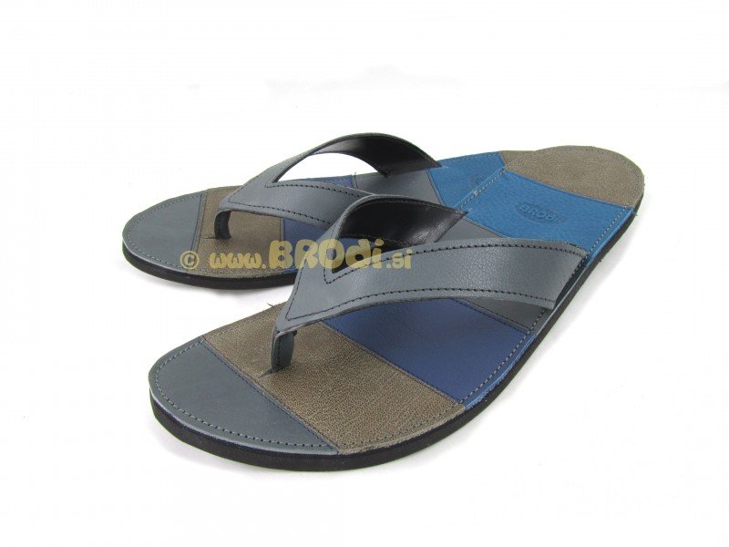 Flip-flops Grey and Blue