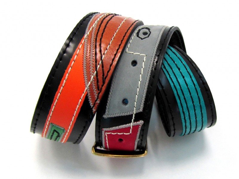 Leather Belt Colourful