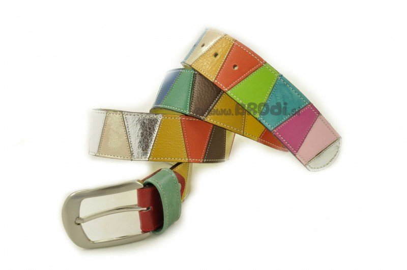 Leather Belt Kiri Colourful