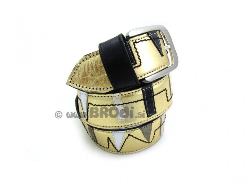 Leather Belt Kiri Gold