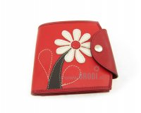 Wallet Ula Red with Flower