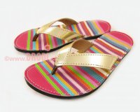 Flip-flops Mimi with Colourful Stripes