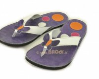 Flip-flops Mimi Violet with Butterfly