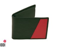 Moška denarnica Marko - črna z rdečo