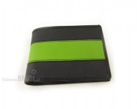 Moška denarnica Marko - črna z zeleno
