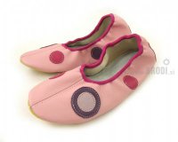 School Slippers Pink with Circles