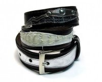 Leather Belt Kiri BW